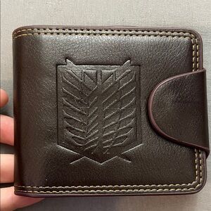 Attack on Titan high quality imitation leather anime snap wallet